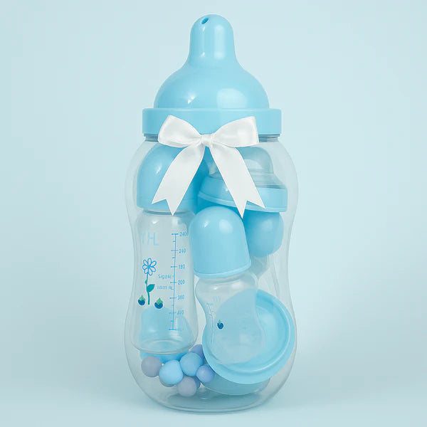 Baby Bank Feeding Essentials Set – Blue (13 Pieces)