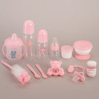 Baby Bank Feeding Essentials Set – Pink (13 Pieces)